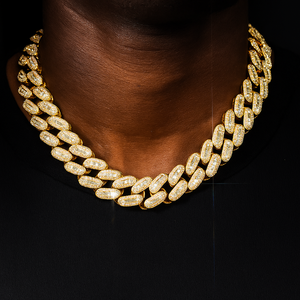 28mm Baguette Cuban Link chain - Different Drips