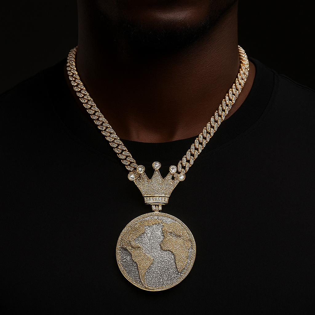 Baguette King Of The World Pendant - Different Drips