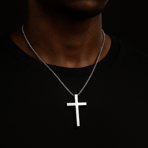 S925 Micro Simple Cross Pendant - Different Drips