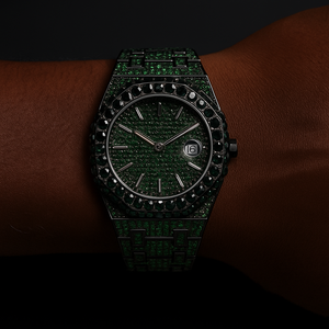 Bust Down Royal Blue Iced Out Watch - Different Drips