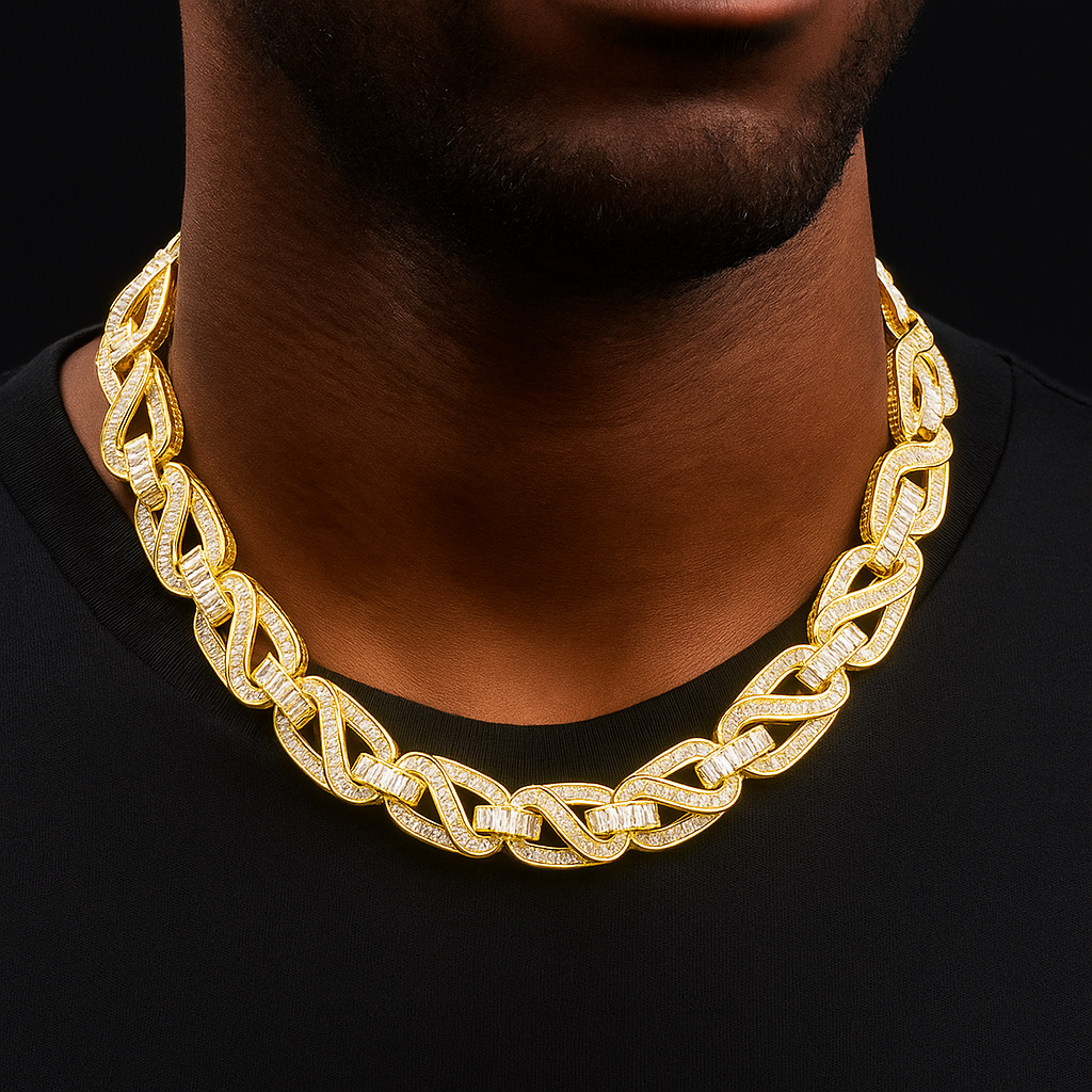 20mm Baguette Mariner Link Chain - Different Drips