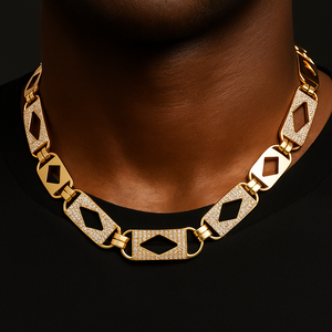 14mm Hollow Square Card Link Chain - Different Drips