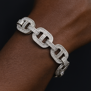 18mm Baguette Mariner Link Bracelet - Different Drips