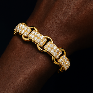 14mm Ring Link Box Bracelet - Different Drips