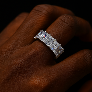 7mm Baguette Ring - Different Drips