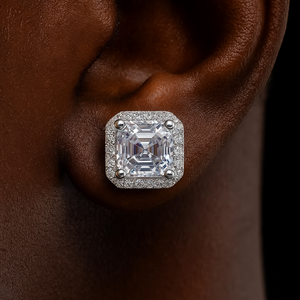 S925 Moissanite Micro Clustered Earrings - Different Drips