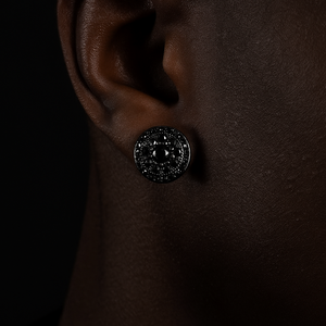 Round Crown Clustered Earrings - Different Drips