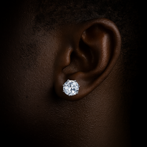 S925 0.5-12ct Moissanite Stud Earrings - Different Drips