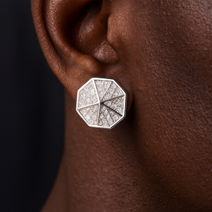 10mm Round Cut Umbrella Earrings - Different Drips