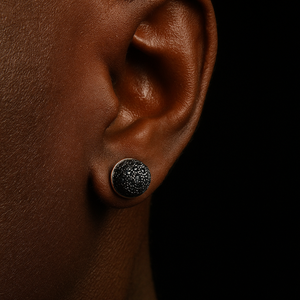 Oval Studded Earrings - Different Drips