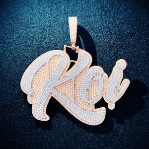 Two Custom Pendants for Daniel - Different Drips