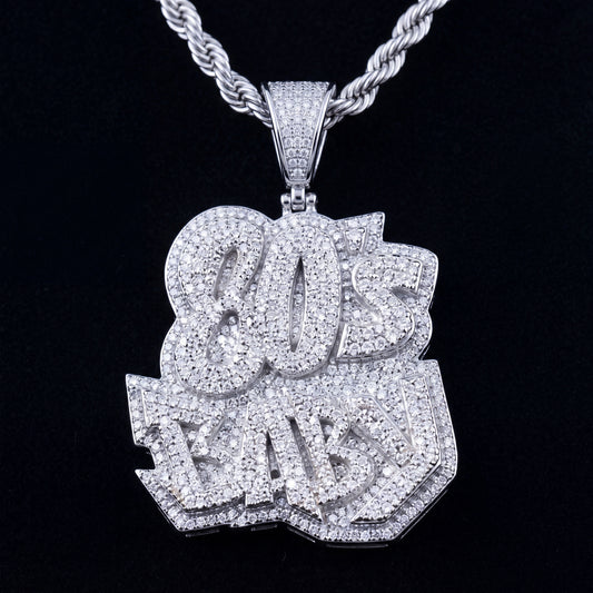 Iced Out 80'S BABY Pendant - Different Drips