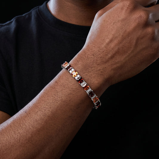 Ombré Princess-Cut Tennis Bracelet - Different Drips