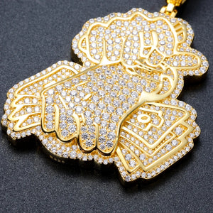 S925 Moissanite Fistful of Cash Pendant - Different Drips