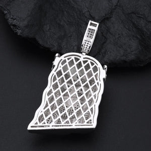 S925 Moissanite Jesus Head Pendant with Crown - Different Drips