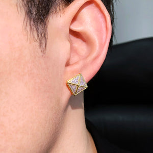 10mm Square Cut Umbrella Earrings - Different Drips