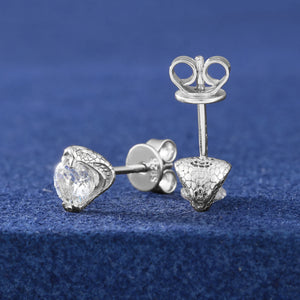 S925 Moissanite Diamond Snake Claw Stud Earrings - Different Drips