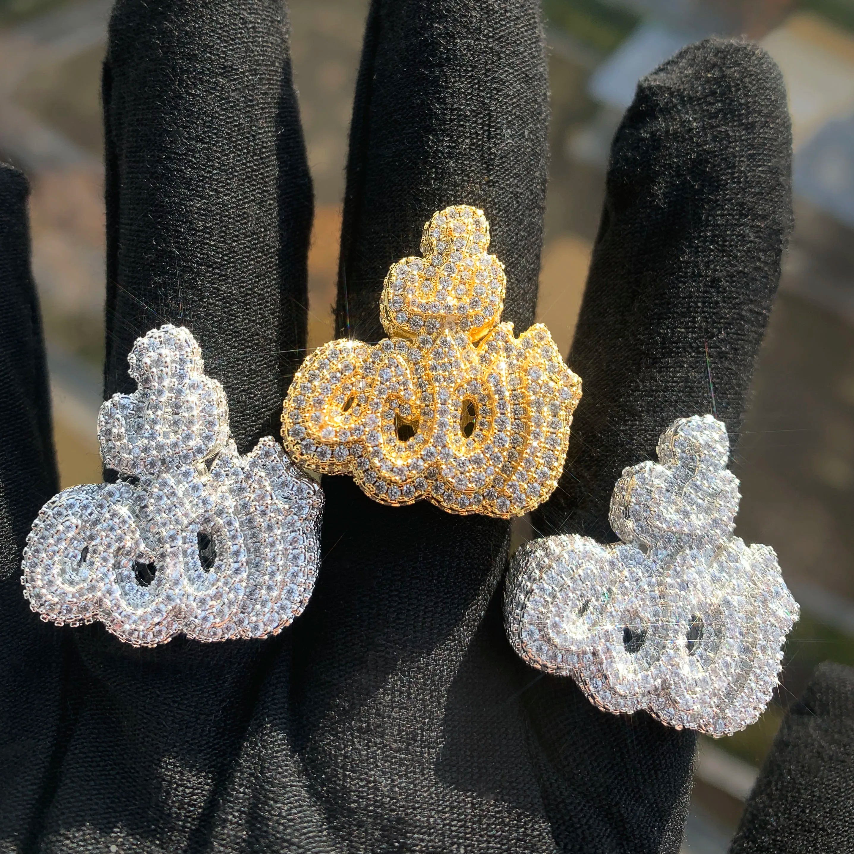 Diamond Allah Ring - Different Drips