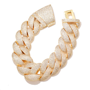 20mm Miami Curb Link Cuban Bracelet - Different Drips