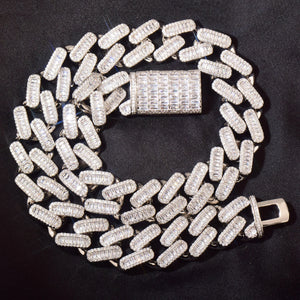 19mm Baguette Cuban Link chain - Different Drips