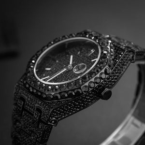 Bust Down Royal Blue Iced Out Watch - Different Drips