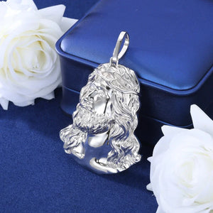 S925 Solid Jesus Piece Pendant - Different Drips