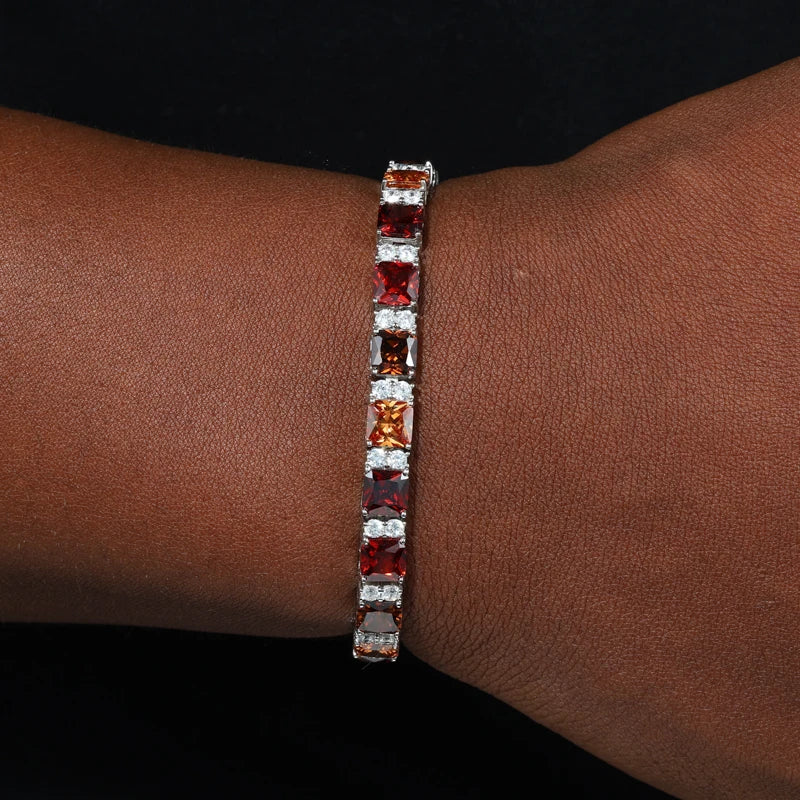 Ombré Princess-Cut Tennis Bracelet - Different Drips