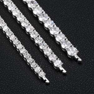 3-5mm S925 Moissanite Tennis Bracelet - Different Drips