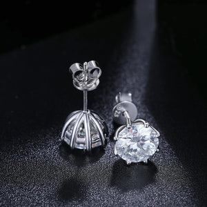 S925 0.5-12ct Moissanite Stud Earrings - Different Drips
