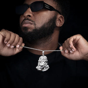 S925 Solid Jesus Piece Pendant - Different Drips