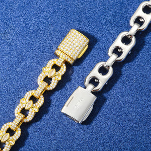 S925 Moissanite Marquise Link Diamond Bracelet - Different Drips