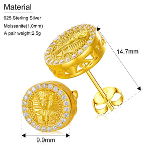 S925 Moissanite Pharaoh Earrings - Different Drips