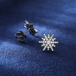 S925 Moissanite Twelve Pointed Star Earrings - Different Drips