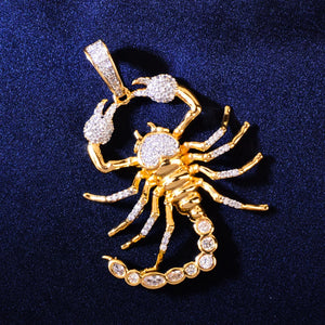 Iced Out Scorpion Pendant - Different Drips