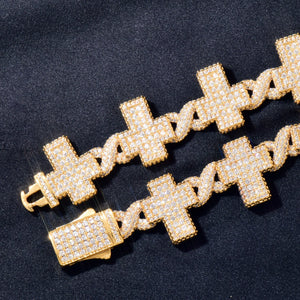 15mm Cross Infinity Link Chain - Different Drips