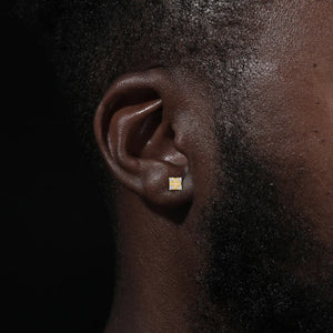 S925 Moissanite Square Quad Cross Stud Earrings - Different Drips