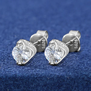 S925 Moissanite Diamond Snake Claw Stud Earrings - Different Drips