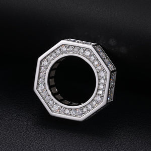 S925 Moissanite Bolt Ring - Different Drips