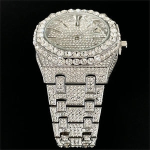 Bust Down Royal Blue Iced Out Watch - Different Drips