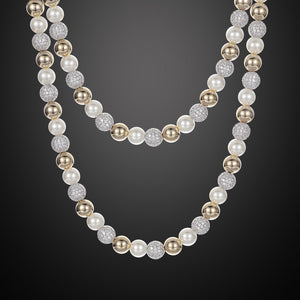 10mm Iced Pearl Link Chain - Different Drips