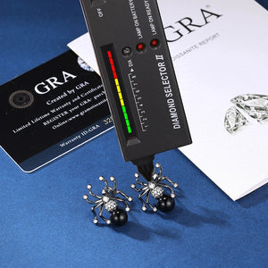 S925 Moissanite Spider Earrings - Different Drips