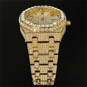 Bust Down Royal Blue Iced Out Watch - Different Drips