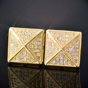 10mm Square Cut Umbrella Earrings - Different Drips