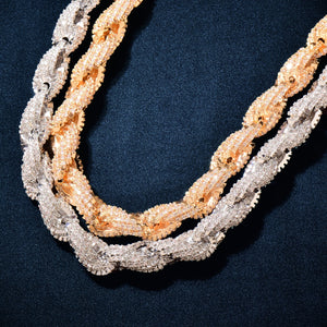 8mm Premium Thick Iced Out Rope Chain - Different Drips