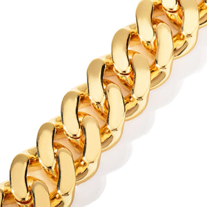 21mm All Over Baguette Cuban Link Chain - Different Drips