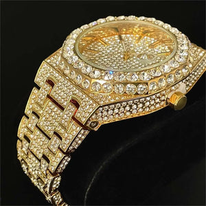 Bust Down Royal Blue Iced Out Watch - Different Drips