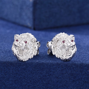 Lion Head Stud Earrings - Different Drips
