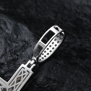 S925 Moissanite Cross Pendant - Different Drips