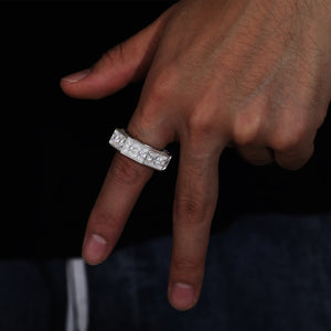 S925 Moissanite Bolt Ring - Different Drips