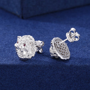 Lion Head Stud Earrings - Different Drips